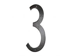 Montague Metal Products Standard-Schriftart, individuelle Hausnummer 4-Inch