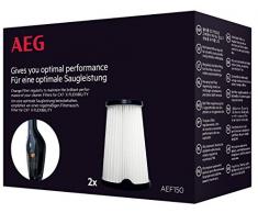 AEG AEF150 Filterset für CX7-2 (Doppelpack, Innenfilter, Staubsauger Filter, optimale Saugleistung und Filtrationsleistung, regelmäÃiger Filtertausch, einfache Reinigung und Austausch, schwarz/weiÃ)