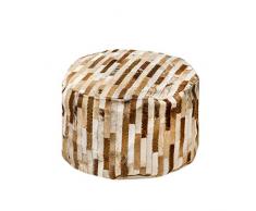 Hocker Georgia beige-white 5 x 5 cm