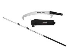 Berger ArboRapid Astsäge Set mit kompakter, 3-teiliger ArboRapid Teleskopstange und ArboRapid Aufsatzsäge 33 cm inkl. Sägetasche