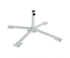 Aktive – Klappbarer 4-Ständer für Sonnenschirm 84 x 84 x 27.5 cm (53762)