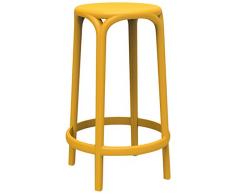 Vondom Brooklyn Hocker, 45 x 45 x 66 cm, senffarben