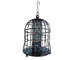 Gardman A09603 Dekorativer Eichhörnchensicherer Körnerfutterkäfig, Futtersäule