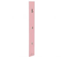 Miami 715701RQ Wandgarderobe mit 3 Haken, Holz, rosa, 2,2 x 14 x 120 cm