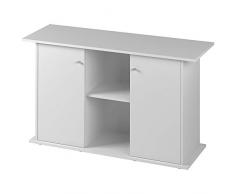 Ferplast 66000911 Unterschrank für Aquarium, Maße: 121 x 41 x h 73 cm, weiß