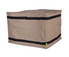 Zigg-Zagg Hocker, 68 x 68 x 53 cm, braun