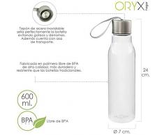 Wasserflasche Kunststoff 600 ml mit Griff BPA-frei