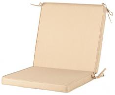 Esschert Design Kissen für MF014, 50 x 5,7 x 92 cm, mit Schlaufen zum Festbinden, in beige, ideal für Schaukelstuhl