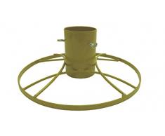 Bosmere G493 Moderne Christbaumständer 5 Zoll, gold glitzern