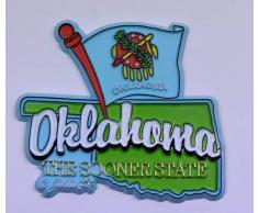 Oklahoma State map-flag Kühlschrank Collectible Souvenir Magnet