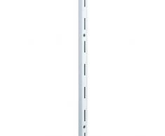 Element System Wandschiene 1-reihig, 2 Stück, 4 Abmessungen, 3 farben, Länge 50 cm für Regalsystem, Regalträger, Wandregal, weiß, 10000-00000