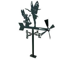 Arthifor Gartenlaterne Feen schwarz matt