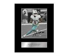 Xavien Howard Autogramm, Miami Dolphins #01 NFL gedrucktes Autogramm, Geschenk, Kunstdruck