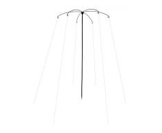 Haxnicks Glasglocke im frame090101 Sonnenschirm Pflanze Unterstützung, schwarz, 120 x 120 x 180 cm