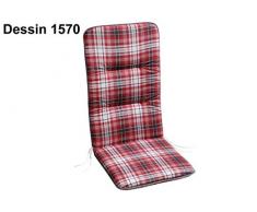 BEST 05201570 Sesselauflage hoch 120 x 50 x 6 cm, D.1570