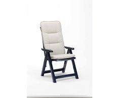 BEST 96206324 Klappsessel Santiago inklusive Polsterauflage PL, D.1363, blau