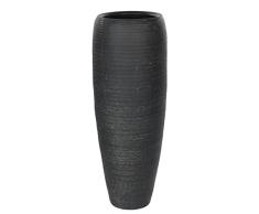 Mica decorations 1002722 Vase Lucy, grau