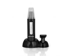 Orbegozo NO 3400 Haarschneider für Nase, Ohren und Bart, 2 austauschbare Aufsätze, wasserdicht