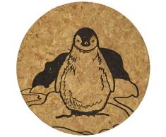 corkology (412) Pinguine Untersetzer Set, Kork