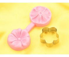 Silikon Teigschaber 12313Â Stempel/PUNCH Cherry Blossom GrÃ¼n 9Â x 9Â x 2Â cm