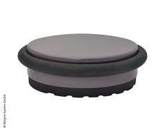 WAGNER Bodentürstopper BIG DISK COLOR MAUVE - Indusriestahl beschichtet, thermoplastischer Gummi, mauve, Durchmesser 98 x 30 mm, 750 g - 15519101