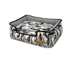 P.L.A.Y – Pet Lifestyle & You PY3003ALF Lounge Bett Camouflage, L, weiß