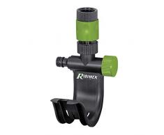 Ribimex Pra/DV.9113 Schlauchhalter für Wasserhahn, grau/grün