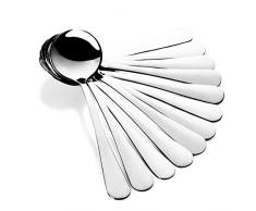 hiware 12 18/10 Edelstahl Teelöffel Soup Spoons silber
