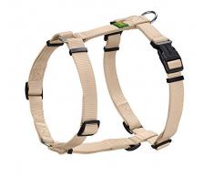 HUNTER VARIO RAPID Geschirr für Hunde aus Nylon, 5-fach verstellbar, weich, robust, L, beige