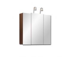 Posseik 5423 78 Spiegelschrank Montreal Walnuss-Nachbildung