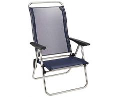 Lafuma Niedriger Klappstuhl für unterwegs, ALU LOW, Batyline, Blau, LFM2776-3865