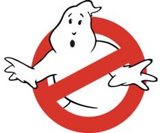 INDIGOS 4051719869965 Wandtattoo ME270 Aufruf Gespenst spukt 60 x 52 cm