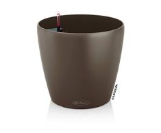 Lechuza Classico Color 18 hochwertiges Pflanzgefäß mit ERD-Bewässerungs-System, Muskat