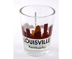 Louisville Kentucky Sunset Skyline Shot Glas