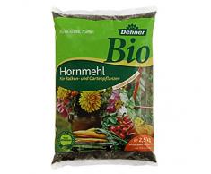 Dehner Bio Dünger, Hornmehl, für Balkon- und Gartenpflanzen, 2.5 kg, für ca. 25 qm