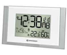 Bresser Wetterstation Funk (mit Außensensor WoW 200, mit Wettertrendvorhersage, Weckfunktion und Hintergrundbeleuchtung)