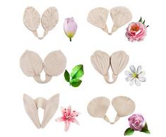 Silikonform für Fondant/Fondant/Fondant/Blumen, 12 Stück