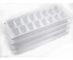 Brosche Kitch Easy Release weiß ICE CUBE Tablett, 16 Würfel (4 Stück)