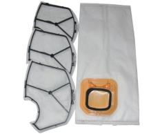 Mistervac A933 18 Staubsaugerbeutel geeignet VK140 und VK 150 plus 3 Motorschutzfilter