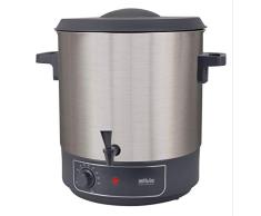 Silva Homeline HGA 4500 mit Auslaufhahn, Zum Erwärmen, Warmhalten, Einkochen oder als Kochtopf verwendbar, 1800, 27 liters, Inox