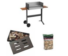 Dancook Holzkohlegrill 5300 62x32cm, mit Ablage + Räucherbox + Feuerchipts