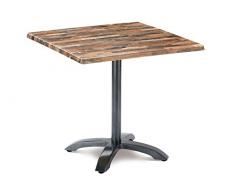 Best Klapptisch Maestro 80x80 cm eckig anthrazit/Maracaibo Esstisch, Gartentisch, Tisch,