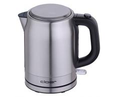 Cloer 4519 Wasserkocher 1L aus Edelstahl, 1 Liter