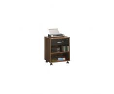MAJA-Möbel 4025 4037 Rollcontainer, Merano-Nachbildung - schwarz, Abmessungen BxHxT: 45,6 x 59,1 x 36 cm