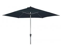 doppler Aluminium Crank Umbrella SL-AZ 330 - Knickbarer Sonnenschirm für Balkon oder Terrasse - Höhenverstellbar - ca. 330 cm - Anthracite