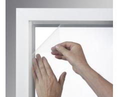 Xclou Fliegengitter in Weiß, Fliegennetz ca. 1 x 1 m, Insektenschutz inklusive Klettband, Insektenschutzgewebe aus Polyester, Mückenschutz-Netz Schwarz-Grau, Moskitonetz, Insektenschutz-Zubehör