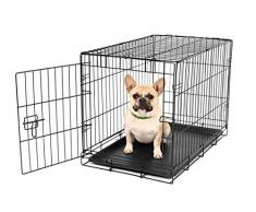 Carlson sichere und kompakt, Einzelbett, Metall-Transportkäfig für Hunde, klein