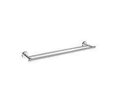 SMEDBO Home Doppelte Handtuchstange, Silber, 64.8 cm