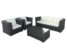 Baidani Gartenmöbel Garnitur Funky, grau