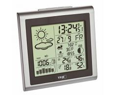 TFA Dostmann 35.1145.54 Largo Funkwetterstation ohne Batterie, inkl. Sender 30.3221.02 Silber/grau, FE-TFA, Black